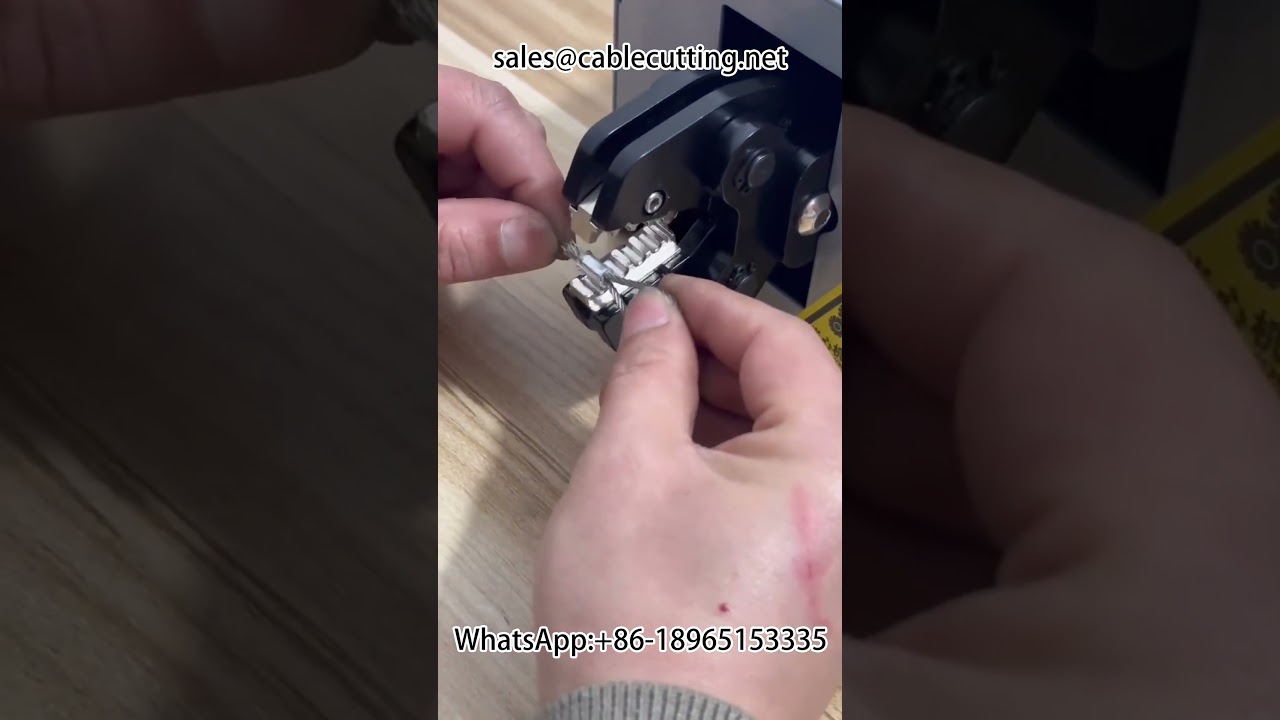 ماكينة تجعيد الأطراف الهوائية – أتمتة الإنتاج | Pneumatic Terminal Crimping Machine