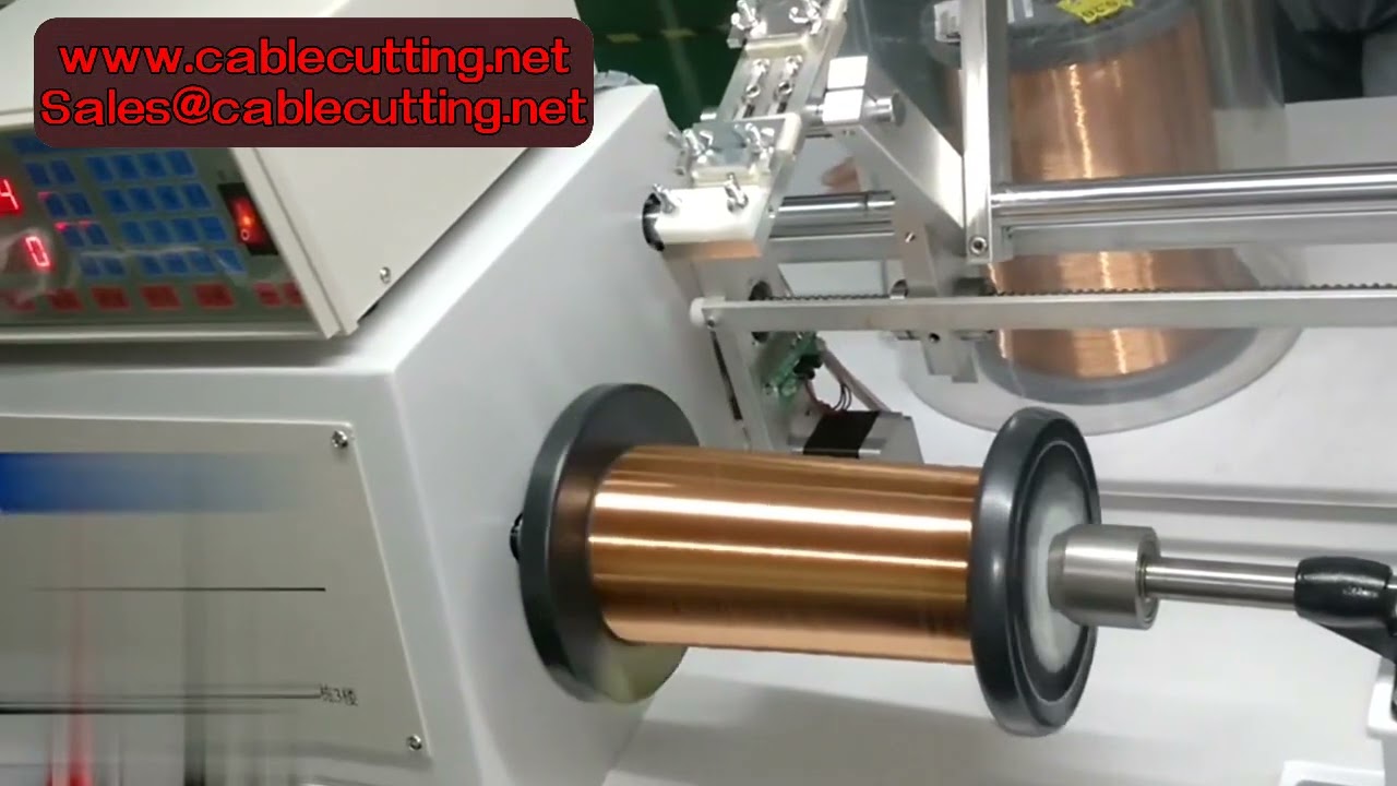 آلة لف الأسلاك CNC-813 بقدرة 750 واط لتغليف الكابلات من 0.1 إلى 2.5 مم - مثالية لتصنيع محولات الطاقة الجديدة