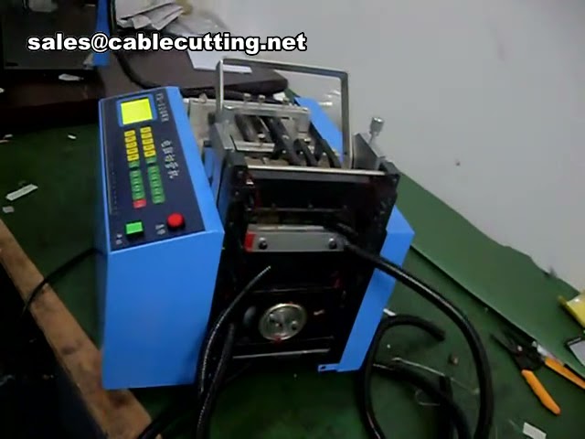 آلة قطع خراطيم مطاطية أوتوماتيكية بالكامل معتمدة CE - دقة وكفاءة عالية