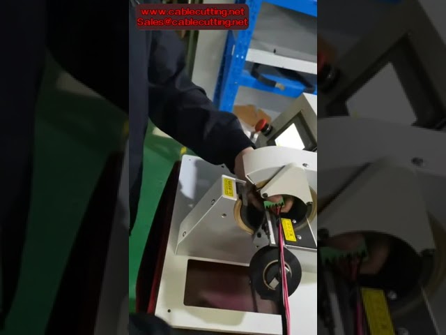 آلة لف الأشرطة الأوتوماتيكية بالكامل – ماكينة لف الأسلاك والشريط بنقاط التثبيت
