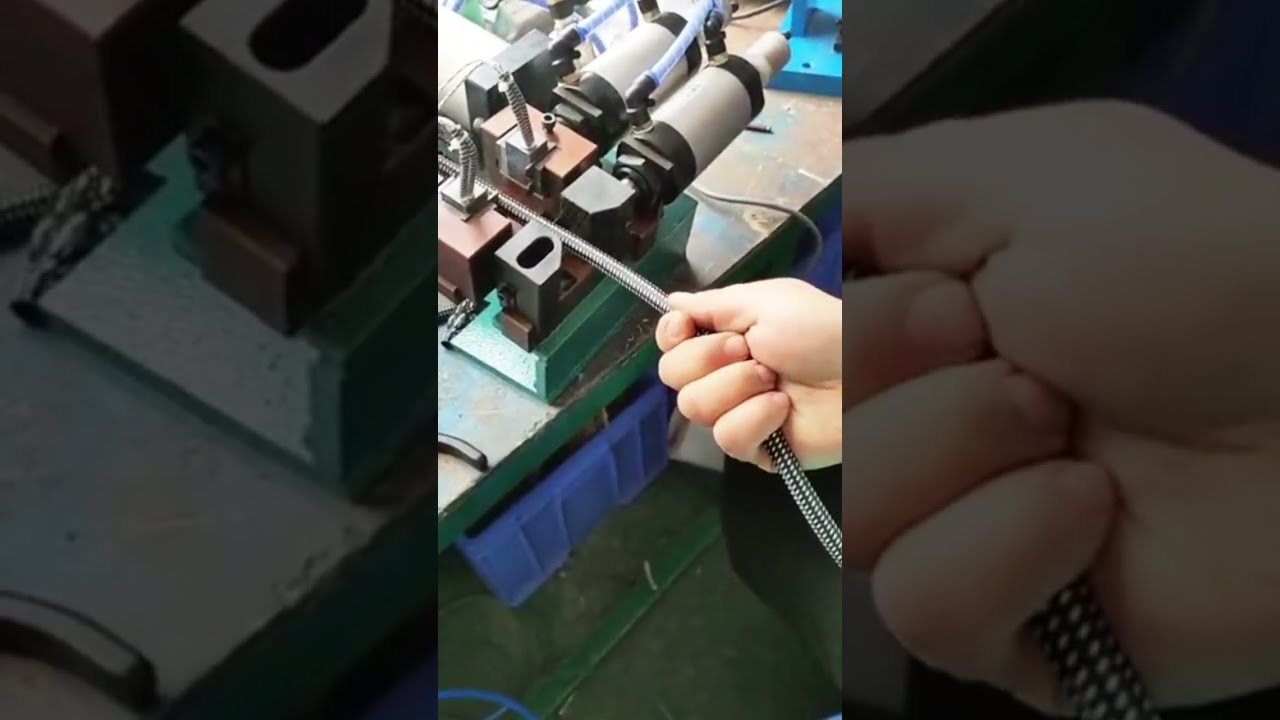 ماكينة نزع العزل الحراري الهوائية للأسلاك المضفرة - فيديو تشغيل حقيقي من المصنع