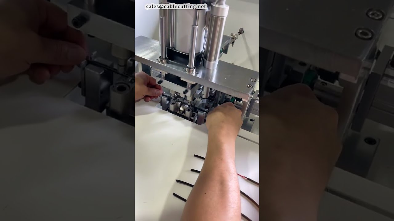 آلة تجريد الكابلات المستديرة 303 Switch Middle - ماكينة تقشير الكابلات الدائرية #factory #machine #cnc