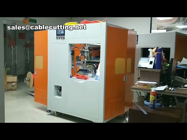 آلة ربط وتجميع الكابلات الأوتوماتيكية | ماكينة قص وربط الأسلاك الكهربائية