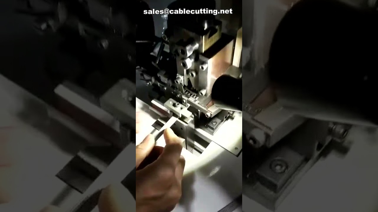 آلة تجعيد الأطراف الصامتة، آلة تجعيد الأسلاك الكهربائية، آلة تجعيد القابس