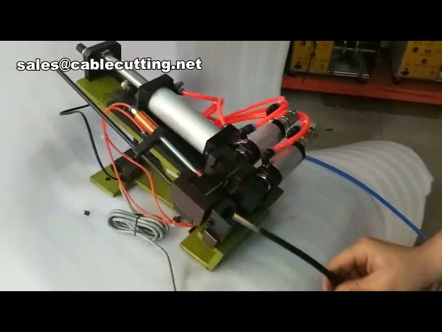آلة تجريد الكابلات الهوائية اليدوية | ماكينة تجريد الأسلاك متعددة النواة - Pneumatic Wire Stripper