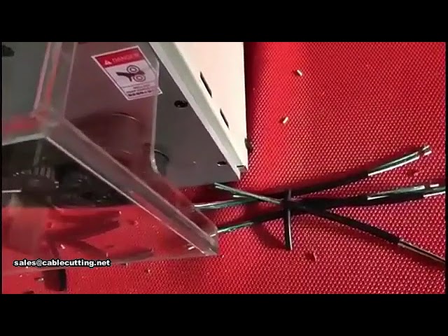 آلة تقشير الأسلاك متعددة النوى الأوتوماتيكية - قطع وتقشير الكابلات النحاسية بكفاءة عالية