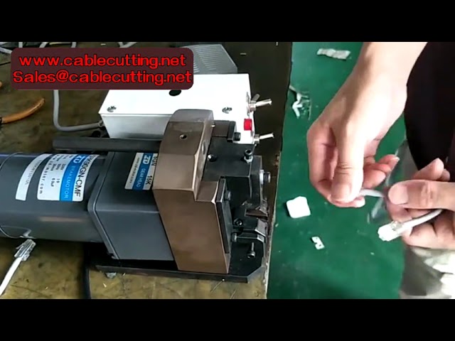 ماكينة ضغط كابلات الشبكة RJ45 الأوتوماتيكية 8P8C - لتجميع موصلات RJ11 وكابلات Cat6